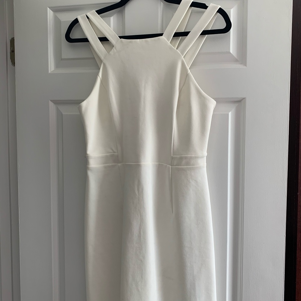 French Connection white bodycon dress